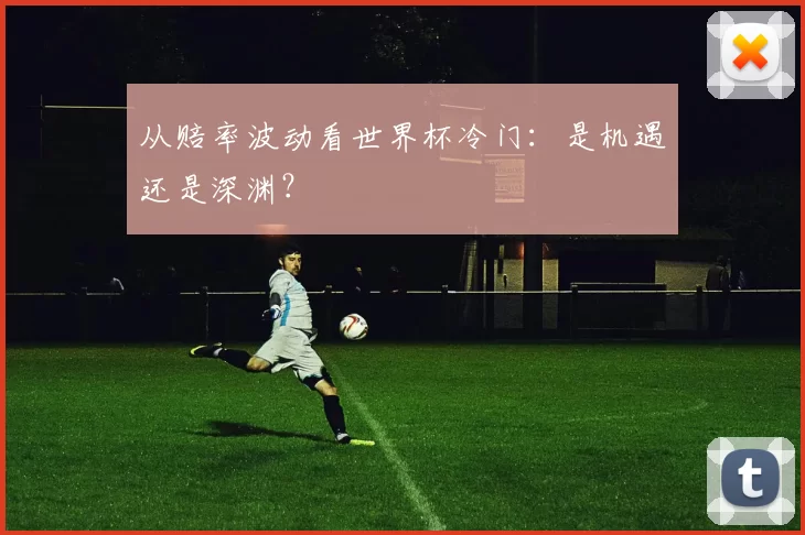 从赔率波动看世界杯冷门:是机遇还是深渊?