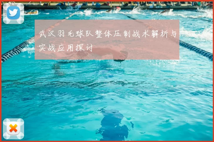 武汉羽毛球队整体压制战术解析与实战应用探讨